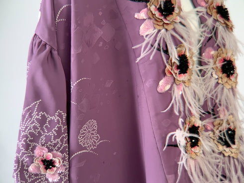 Faux Shibori Kimono